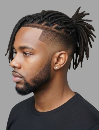 Low Taper Fade with Dreadlocks