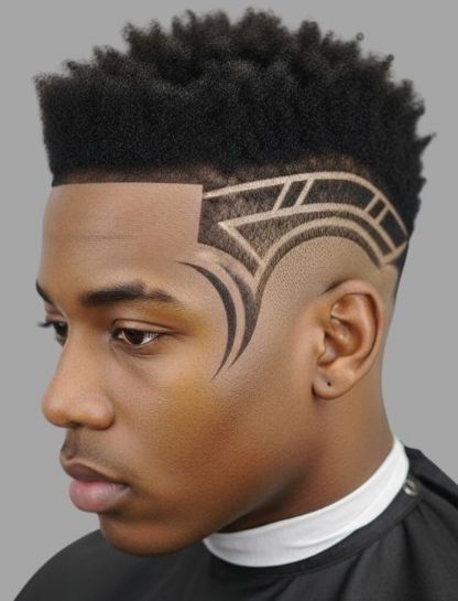 Low Taper Fade with Hair Design