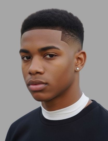 Low Taper Fade with Short Crop