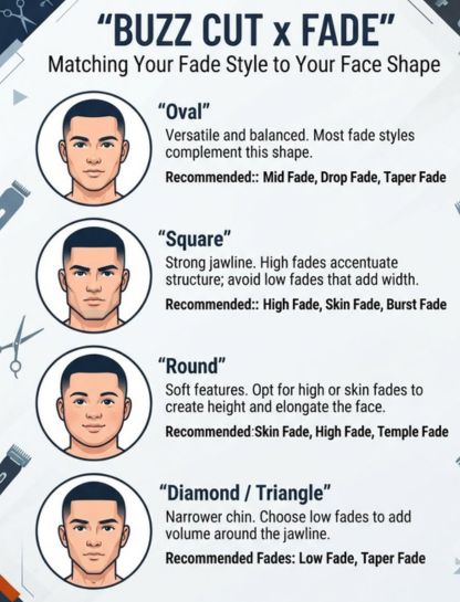 Matching Your Fade Style to Your Face Shape