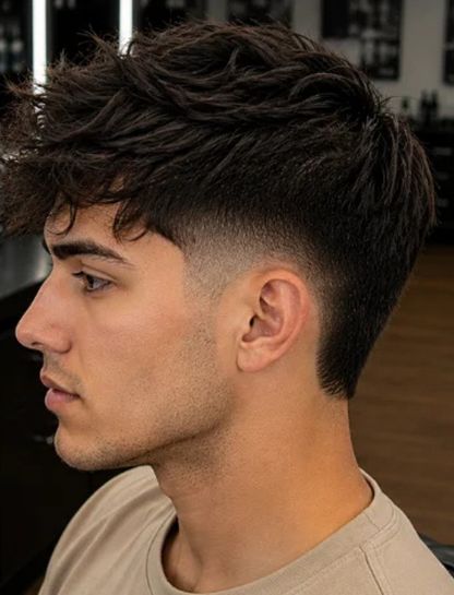 Messy Burst Fade Taper