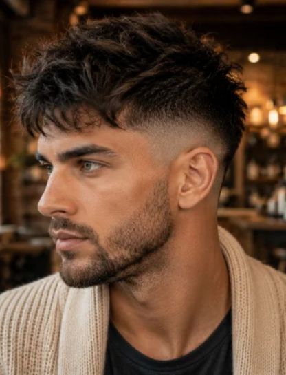 Messy Burst Fade Undercut