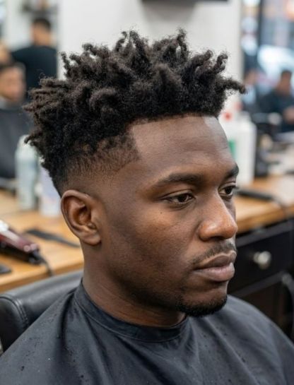 Messy Taper Fade