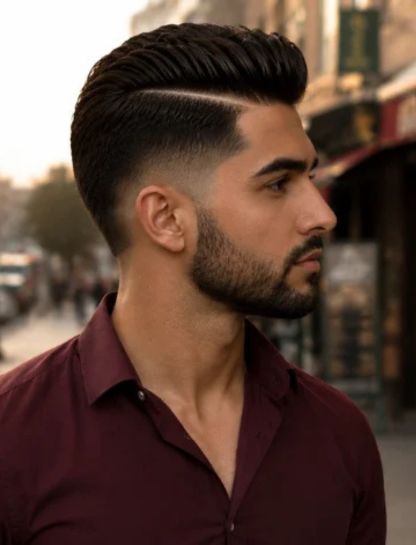 Mid Burst Fade Hard Part