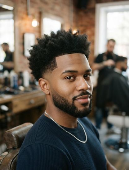 Mid Taper Fade Blowout