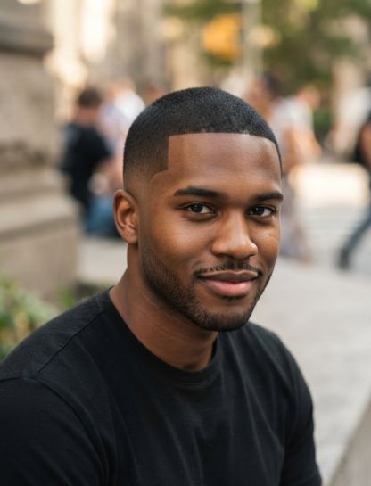 Mid Taper Fade Buzz Cut