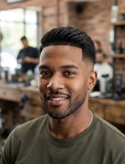 Mid Taper Fade Short Hair