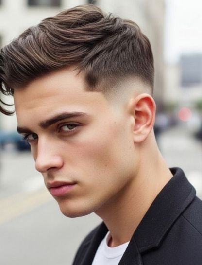 Middle Part with Fade