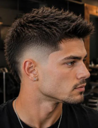 Modern Faux Hawk Fade