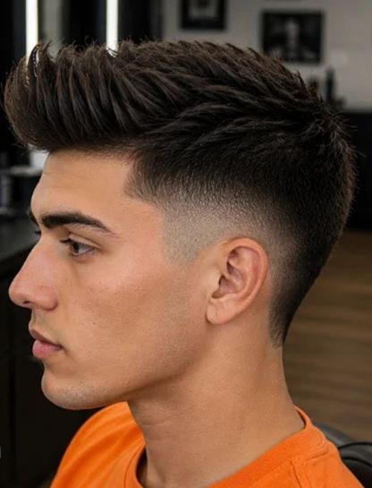 Quiff Burst Fade Taper