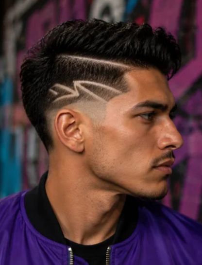 Razor Design Burst Fade Hard Part
