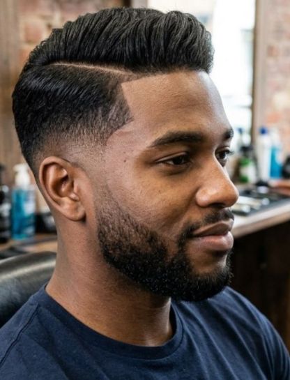 Side Part with Low Taper Fade