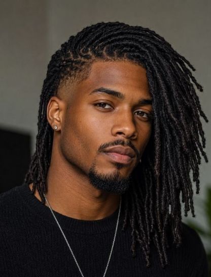 Side Swept Locs