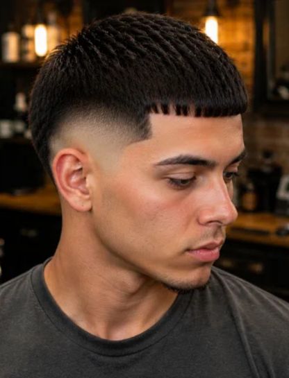 Skin Burst Fade Caesar