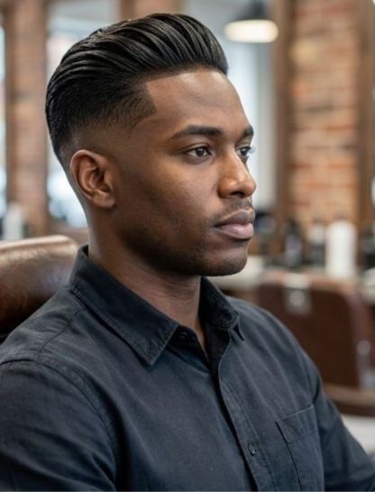 Slick Back Taper Fade