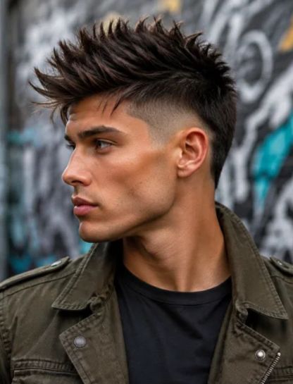 Spiky Burst Fade Undercut
