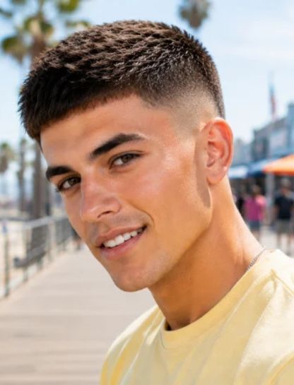Summer Burst Fade Crew Cut