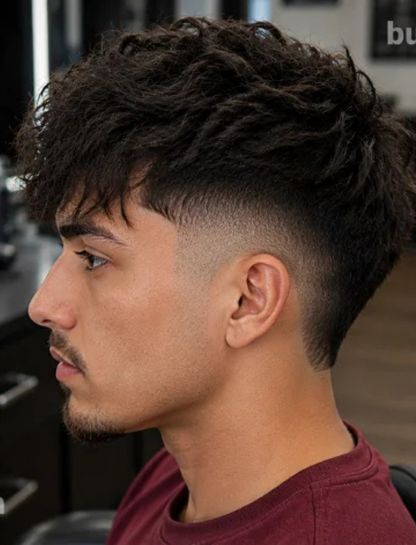 Textured Burst Fade Taper