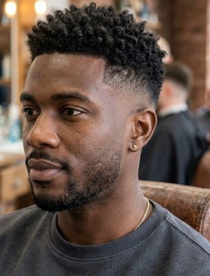 Textured Crop with Mid Taper Fade
