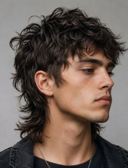 Textured Messy Mullet