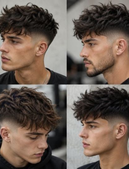 Textured and Messy with Faded Sides