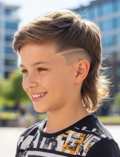 Trendy Kids Mullet Ideas
