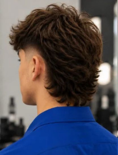 Undercut Burst Fade Mullet