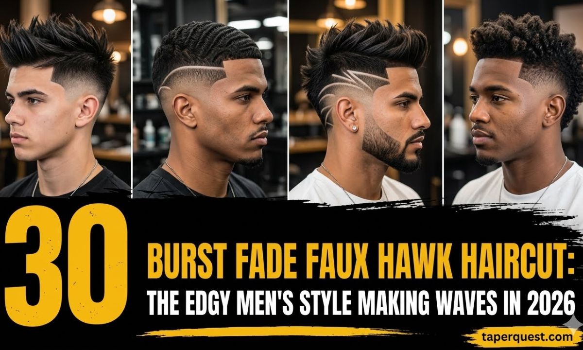 30 Burst Fade Faux Hawk Haircut: The Edgy Men's Style Making Waves in 2026