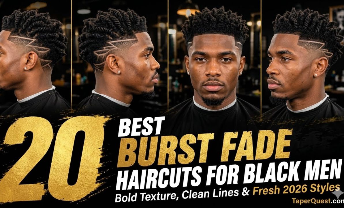 20 Burst Fade Haircuts for Black Men: Bold Texture, Clean Lines & Fresh 2026 Styles