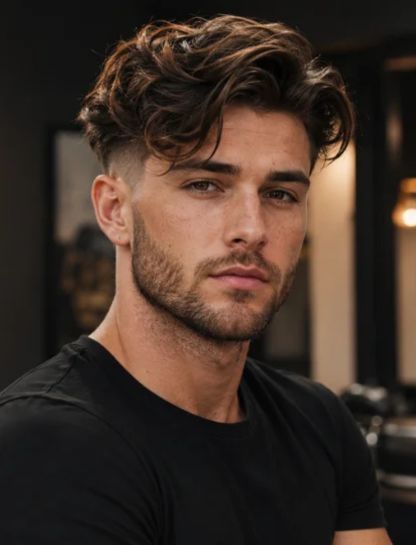 1. Classic Long Hair Burst Fade