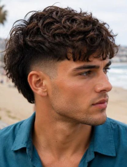 12. Wavy Burst Fade Textured Crop