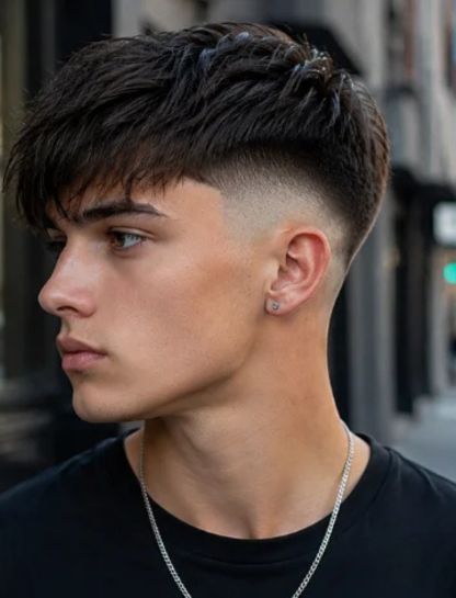 14. High Burst Fade Fringe