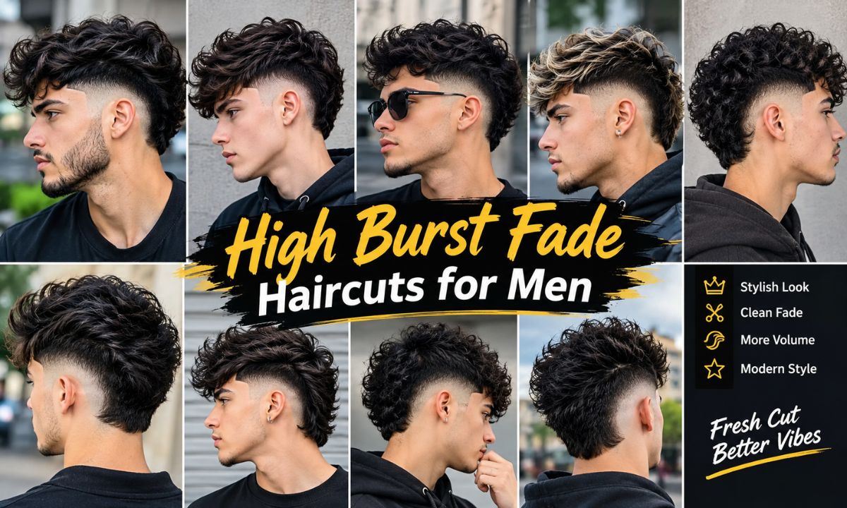 15 Best High Burst Fade Haircuts for Men in 2026