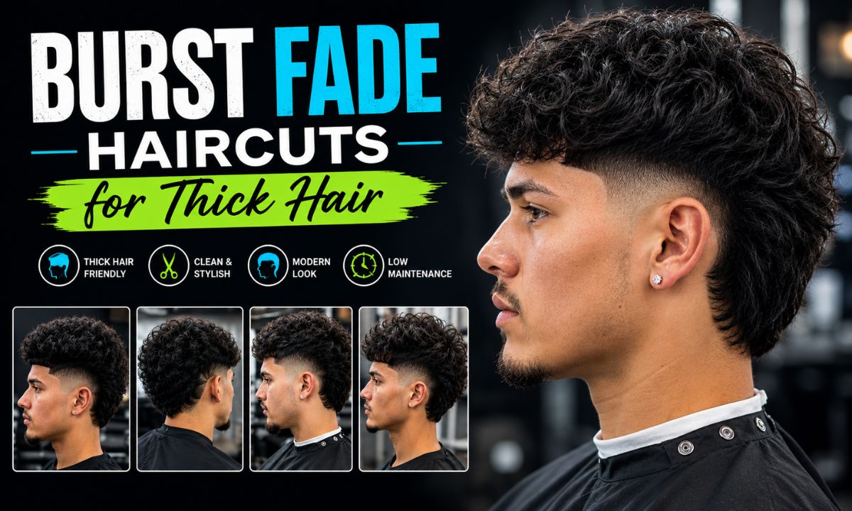 17 Burst Fade Haircuts for Thick Hair: Bold, Textured Styles for Men in 2026