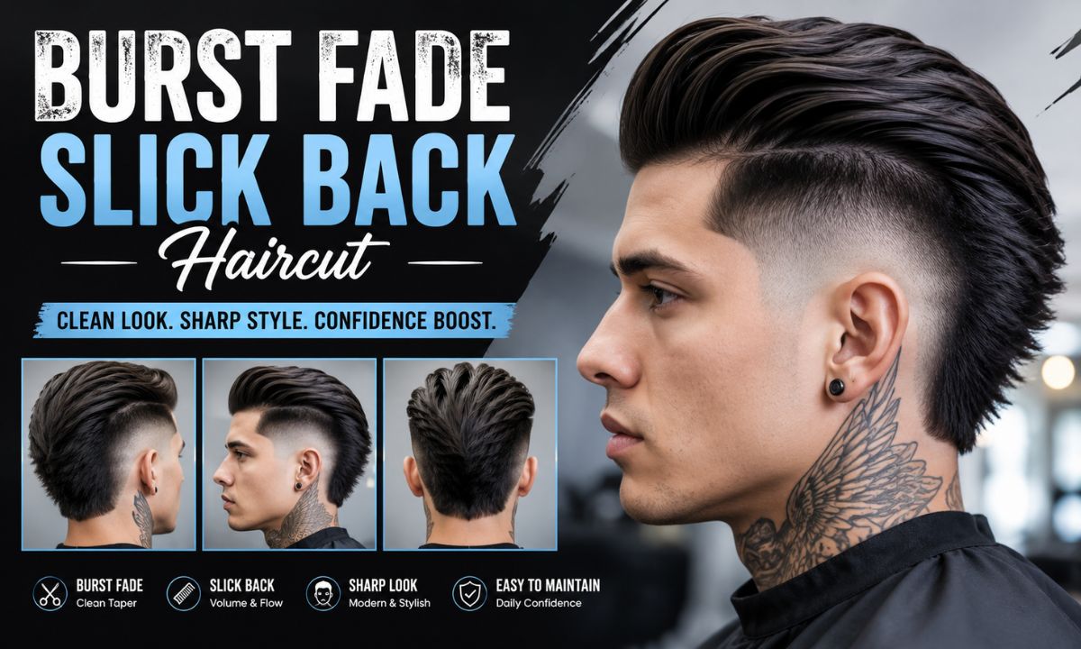 25 Burst Fade Slick Back Haircut: Sleek, Modern & Sharp Styles for Men in 2026