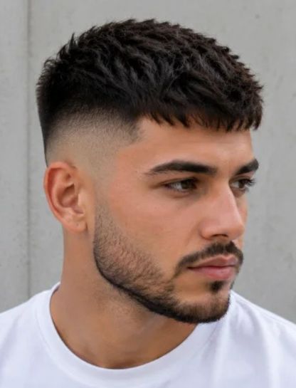 5. Skin Burst Fade Textured Crop