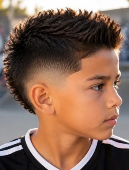 Burst Fade Faux Hawk