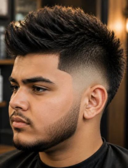 Burst Fade Faux Hawk