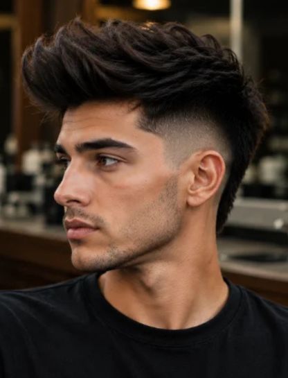 Burst Fade Quiff