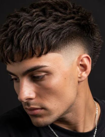 Burst Fade with Textured Crop