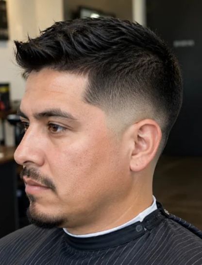Classic Mid Burst Fade