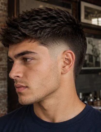 Classic Straight Burst Fade