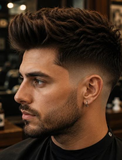 Drop Fade Quiff
