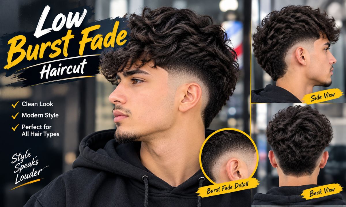 Low Burst Fade Haircut: 15 Fresh Styles for Men in 2026