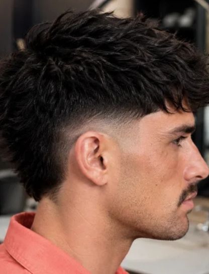 Messy Burst Fade Edgar