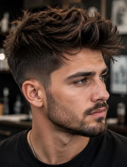 Messy Quiff Haircut