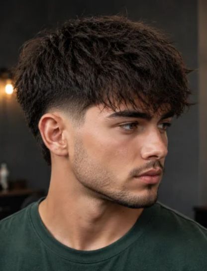 Mid Burst Fade Fringe
