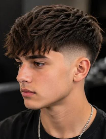 Mid Burst Fade Fringe