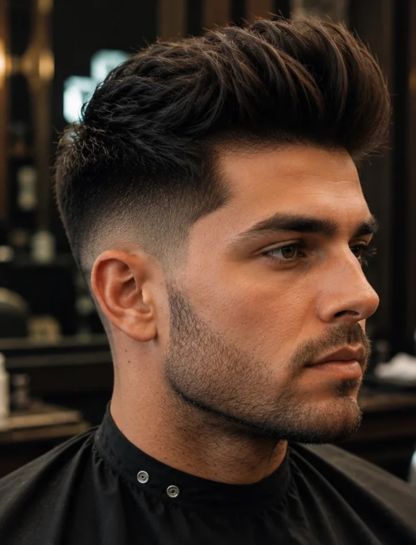 Mid Fade Quiff