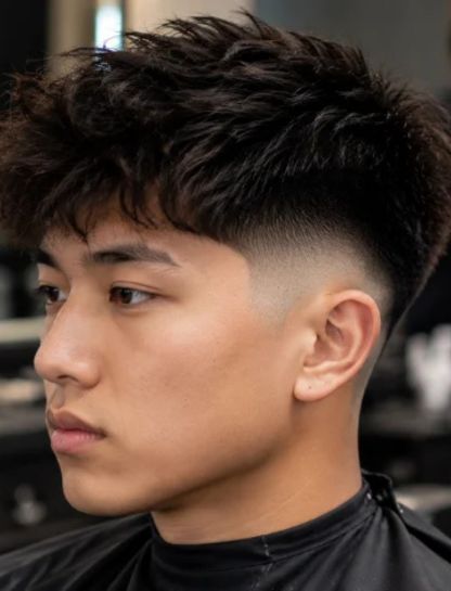 Modern Mid Burst Fade
